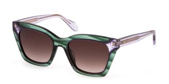Just Cavalli SJC024V 0VBT Womens Sunglasses Green Size 52