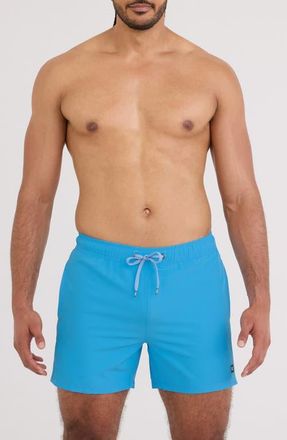 Saxx Oh Buoy 2N1 5-Inch Volley Swim Trunks in Tranquil Blue at Nordstrom, Size Xx-Large