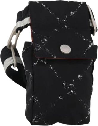 Chanel Pre-owned Waist Bag - Dames - Vintage Schoudertas - Zwart - ONE Size - Nylon - Vintage