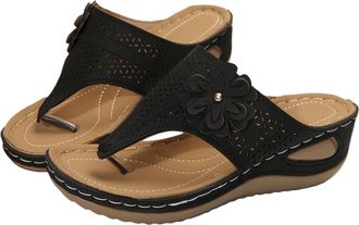 Generic Sandals For Women With Arch Support Womens Flip Flops with Comfort Arch Support Fashion Summer Beach Travel Orthotic Walking Thong Sandals Slip on Pla