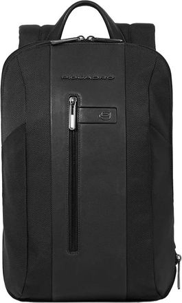Piquadro Slim laptop backpack 15-6 - Heren - Rugzakken - Zwart - ONE Size - Tassen