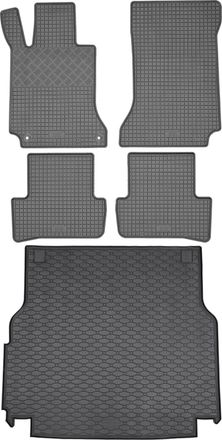 OEM Juego De Alfombrillas De Goma Para Coche Y Maletero Para Mercedes Clase C W204 Kombi (diciembre De 2007 A Septiembre De 2014)