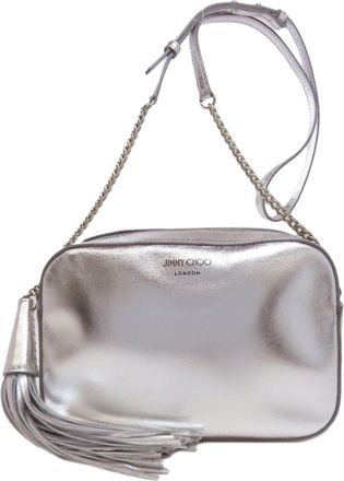 Jimmy Choo London Leather Shoulder Bag (Pre-Owned)