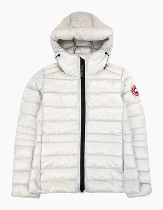 Canada Goose Womens Canada Goose Cypress Jacket Silverbirch - White - Size: 10/8