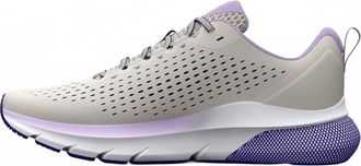 Under Armour Womens Hovr Turbulence Sneaker In Halo Grey/nebula Purple