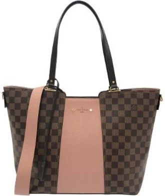 Louis Vuitton Pre-owned Damier Jersey Tote Bag - Dames - Vintage Shopper - Bruin - ONE Size - Leer - Vintage