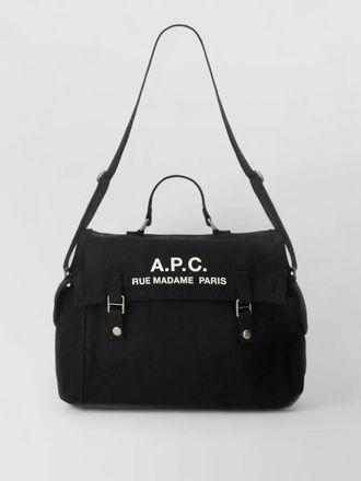 A.P.C. shoulder bag logo detail adjustable strap