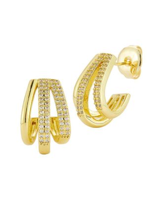 Glaze Jewelry 18K Plated Cz Earrings