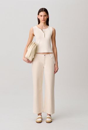 Claudie Pierlot Top en maille &eacute;cru