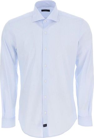 Fay Casual overhemd - Heren - Casual Overhemden - Blauw - XL - Katoen - Overhemden