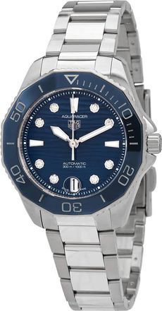 Tag Heuer Aquaracer Automatic Diamond Blue Dial Ladies Watch WBP231B.BA0618