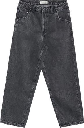 Dime logo-patch jeans - men - Cotton - 34 - Black