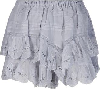 Isabel Marant Shorts con ruches - Grigio