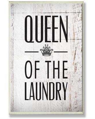 Stupell Industries Queen Of The Laundry Wall Art