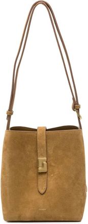 SOEUR Soeur - Bello Mini Su&egrave;de Schoudertas - Dames - Tassen - Beige - Maat: ONE Size Su&egrave;de