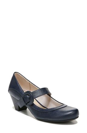 Life Stride Rozz Mary Jane Pump - Wide Width Available in Navy at Nordstrom, Size 7.5