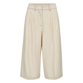Co'Couture Terrycc Bermudas - female - CoCouture - Bermudas - Beige - XS - Shorts