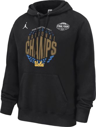 Nike Jordan Mens UCLA (Team) Jordan College Hoodie in Black | M31233P482FFUC-BLK