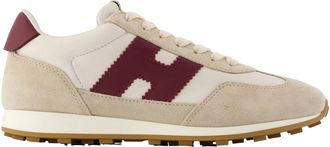 Hogan H727 Allacciato H Sneakers - Dames - Sneakers - Beige - 38 EU - Leer - Schoenen