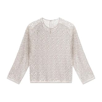Sams&oslash;e & Sams&oslash;e Samally Top - Dames - Blouses - Grijs - XS - Polyester - Overhemden