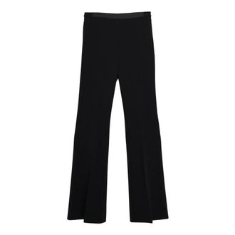 Vicolo Broeken, Dames, Zwart, S, Elastische Crepe Flare Broek