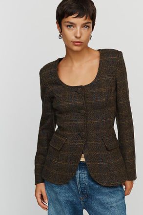 Avec Les Filles Waisted Blazer Jacket