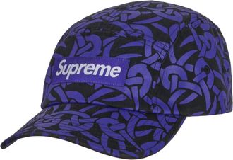 SUPREME Mens Celtic Knot Camp Cap In Black/blue