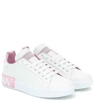 Dolce & Gabbana Portofino leather sneakers