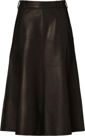 Mart Visser Delilah Leren Rok Donkerbruin