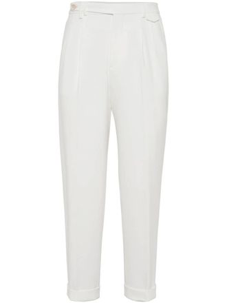 Brunello Cucinelli Pantaloni dritti - Bianco