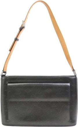 Louis Vuitton Pre-owned Shoulder Bags, female, Black, Size: ONE SIZE Pre-owned Embossed Leather Shoulder Bag