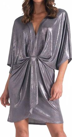 Elan Dolman Dress In Dark Grey