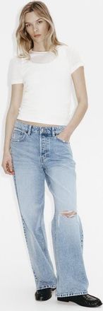 H&M Wide Regular Jeans in Light Denim Blue at Nordstrom, Size 12