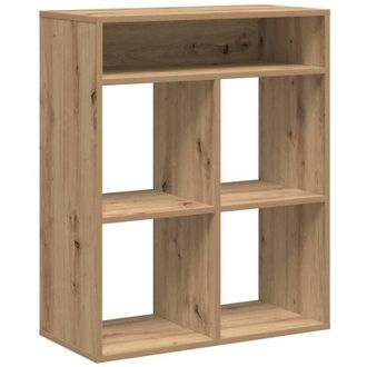 vidaXL Armario Libros Madera Ingenier&iacute;a Roble Artisan 66x31x80 Cm Vidaxl
