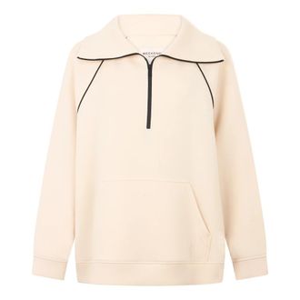 Max Mara Sweatshirts & Hoodies - Dames - Vesten met rits - Beige - L - Hoodies & sweatvesten