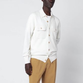 Brunello Cucinelli White cashmere cardigan