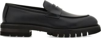 Ferragamo Mocassini con cinturino penny - Nero