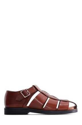 Anthony Veer Mariner Fisherman Sandal in Heritage Tan Leather at Nordstrom, Size 10.5