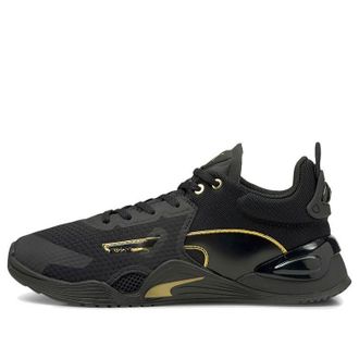 Puma (WMNS) PUMA Fuse Moto Black Team Gold 195256-01