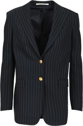 Tagliatore Bertha Long Blazer - female - Tagliatore - Blazers - Blue - 2XS - Jackets