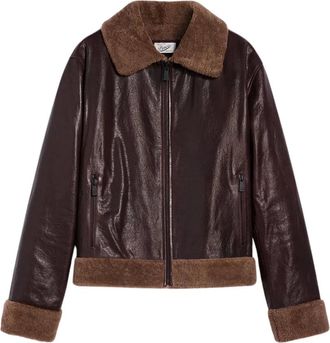 Pence 1979 Giacca in Pelle di Pecora - - Jackets - Uomo - Marrone - L