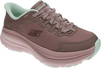 Skechers Womens Max Cushioning Zirrus Hands Slip-ins Sneaker, Dark/Mauve, 6 UK