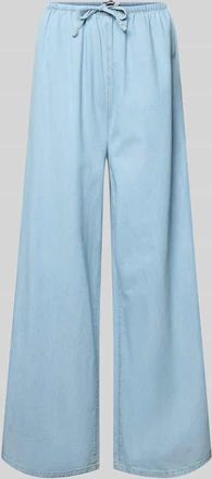 Review Pull-on-Jeans mit weitem Bein und Kordelzug in Hellblau, Gr&ouml;&szlig;e XL