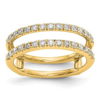Diamond2Deal 14k Gold Lab Grown Diamond Wedding Band Ring 1/2Ct Clarity- VS Color- D-E