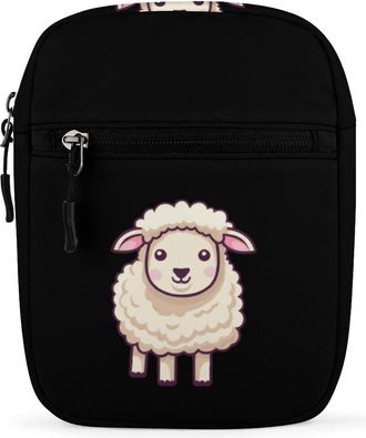 Generic Cute Sheep Crossbody Bag Adjustable Satchel Cute Shoulder Bag Lightweight Sling Bags