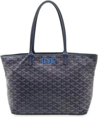 Goyard Pre-owned Tote Bags, female, Blue, Size: ONE SIZE Pre-owned Plastic shoulder-bags