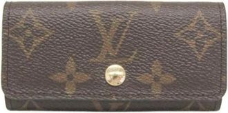 Louis Vuitton Pre-owned Canvas key-holders - unisex - Vintage Accessoires - Bruin - ONE Size - Vintage