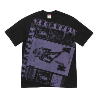 SUPREME Collage T-Shirt Black Purple SUP-SS24-156