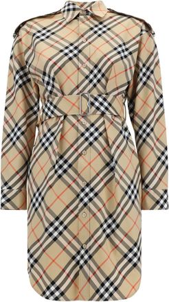 Burberry Chemisier a quadri - Marrone