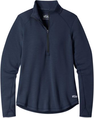 Stio Womens Basis PeakWool Midweight Half Zip